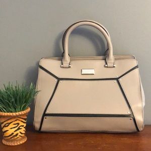Gray Nine West Large Satchel Extra Pockets